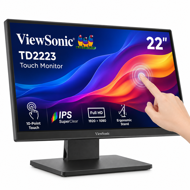 ViewSonic TD2223 22-inch 10-Point Touch Monitor