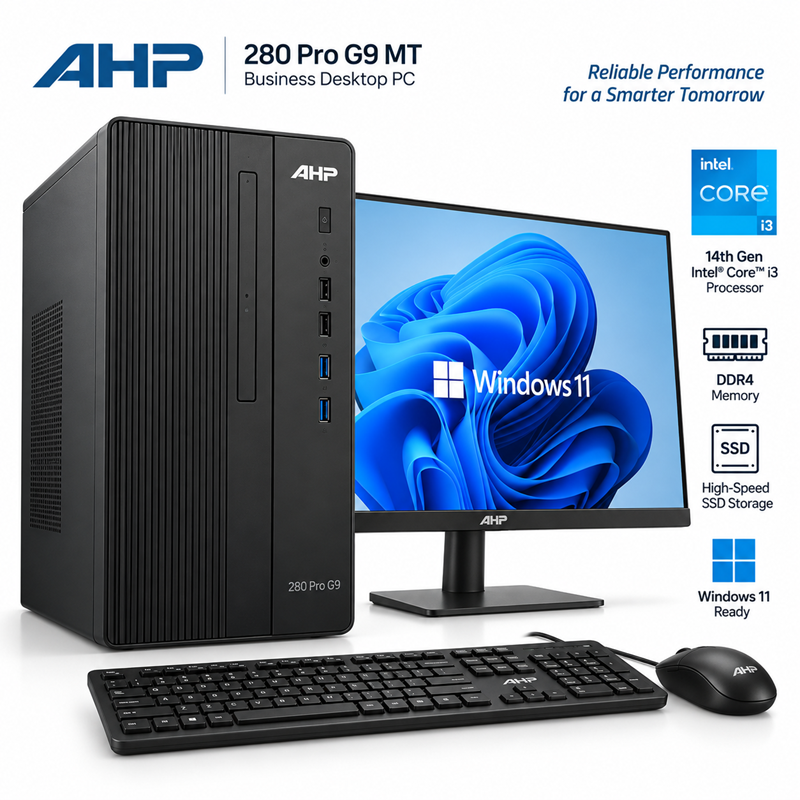 HP 280 Pro G9 MT Core i3 14th Gen Brand PC