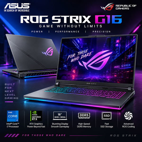 Asus ROG Strix G16 Gaming Laptop - hover