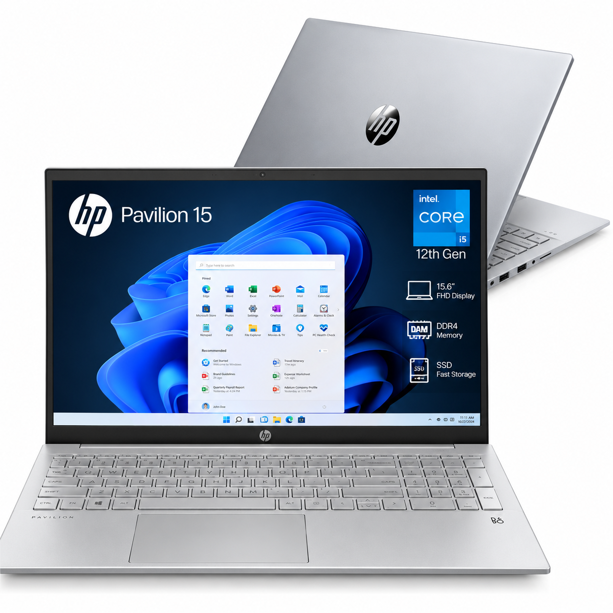 HP Pavilion 15-EG2586TU Core i5 12th Gen 15.6" FHD Laptop - hover