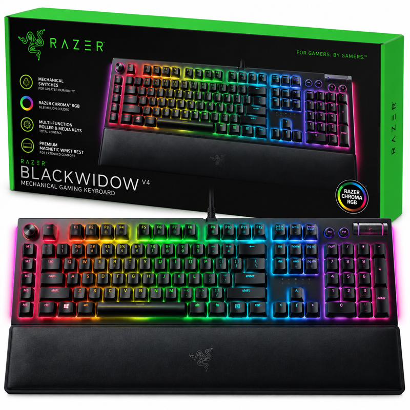 Razer BlackWidow V4 RGB Mechanical Gaming Keyboard