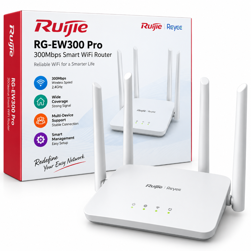 Ruijie RG-EW300 Pro 300Mbps Smart WiFi Router
