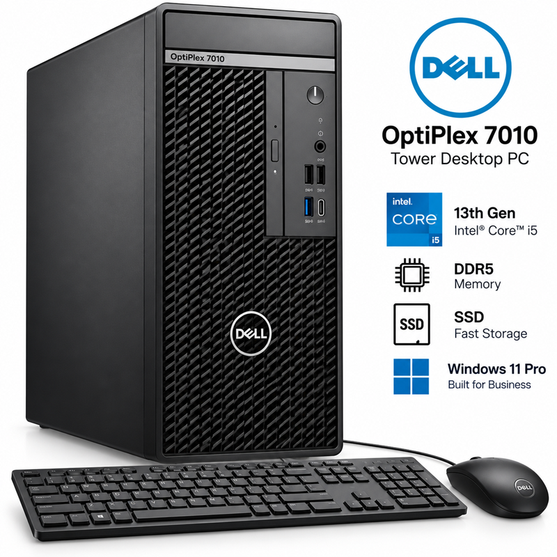 DELL OptiPlex 7010 Core i5 13th Gen Tower Desktop PC